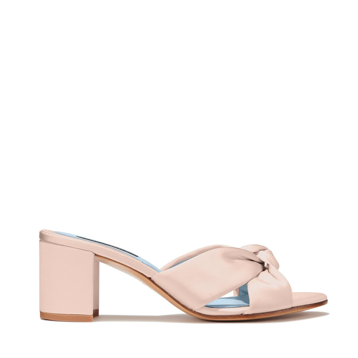 blush - satin, blue
