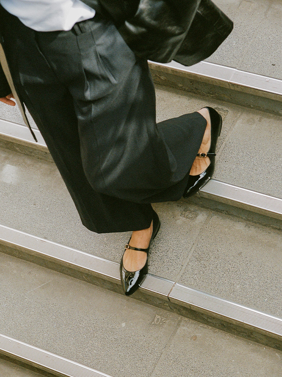 The Mary Jane in Black Patent