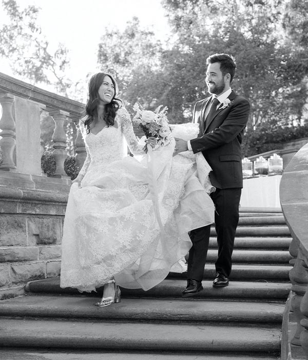 Bride Kathleen Higashiyama in The City Sandal
