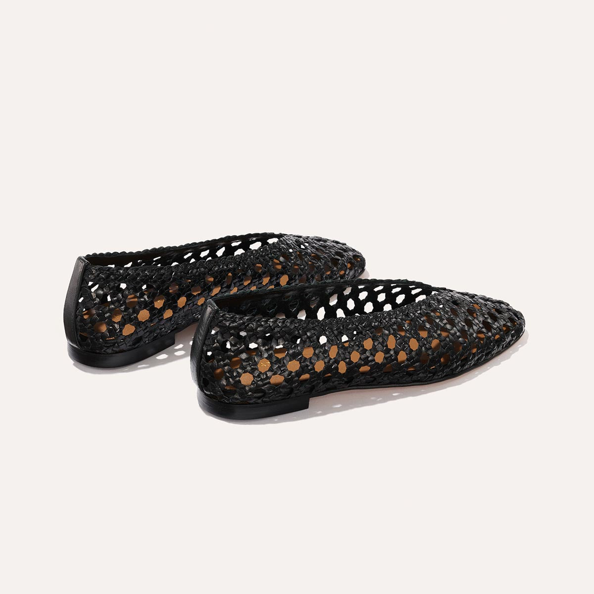 The Woven Paz - Black Leather