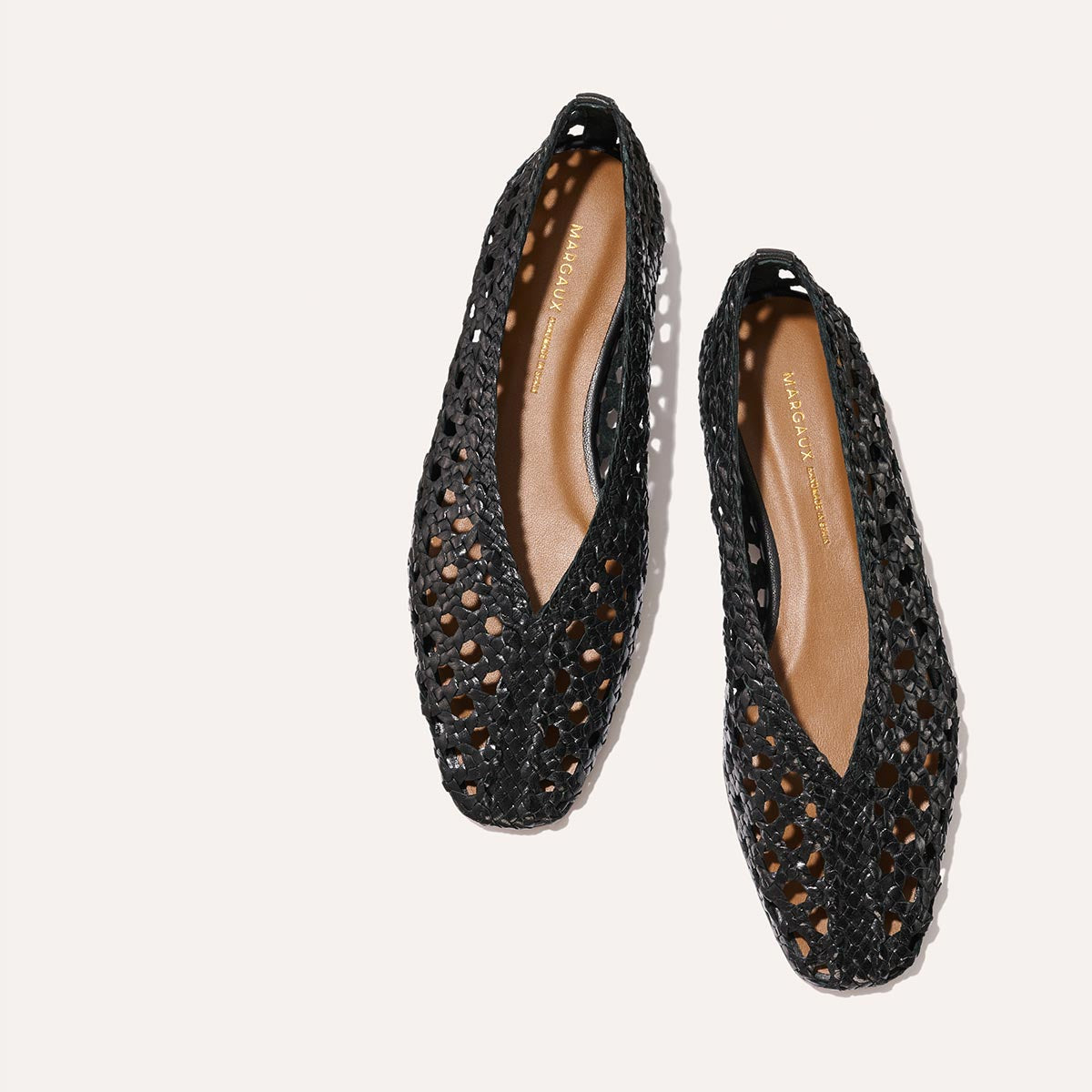 The Woven Paz - Black Leather
