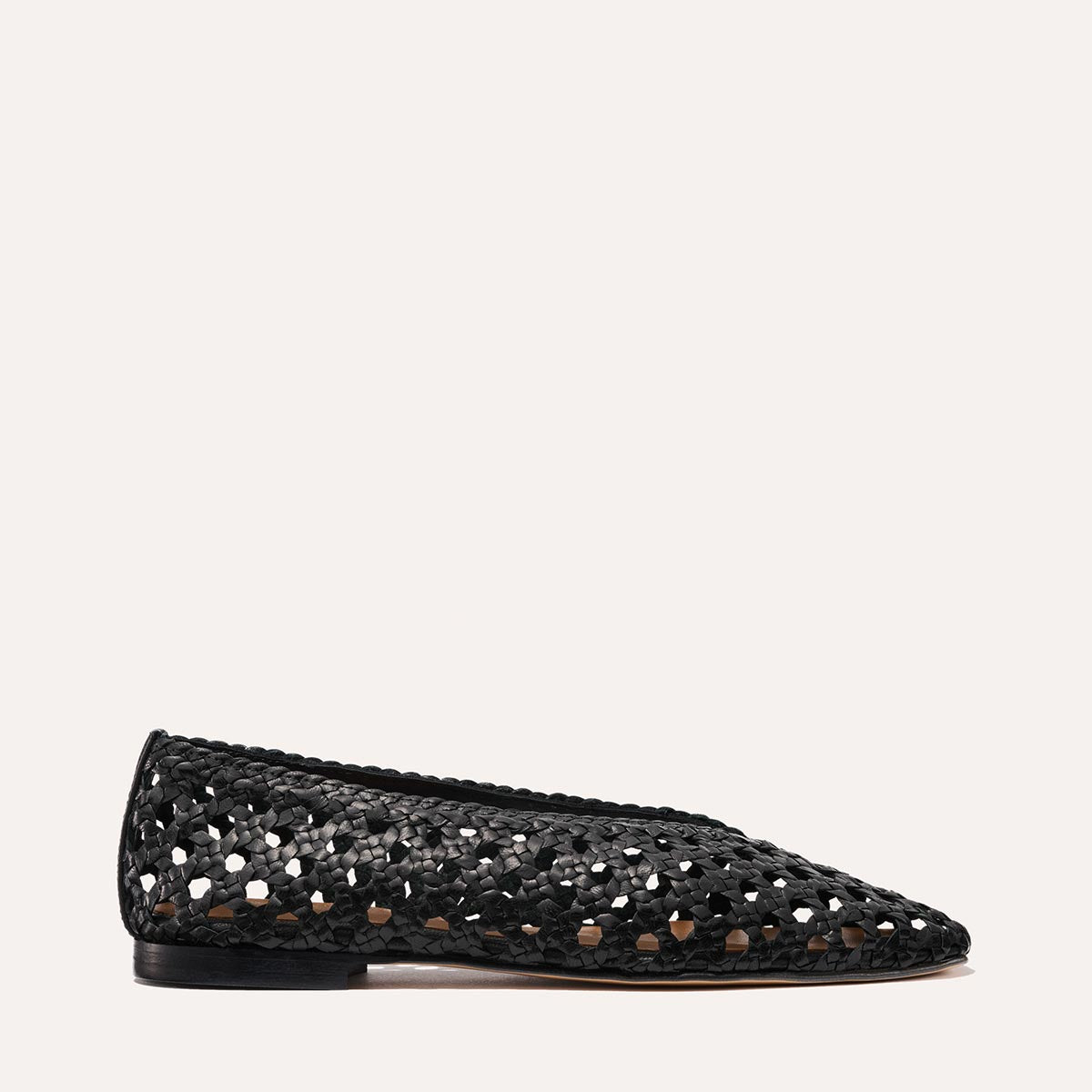 The Woven Paz - Black Leather