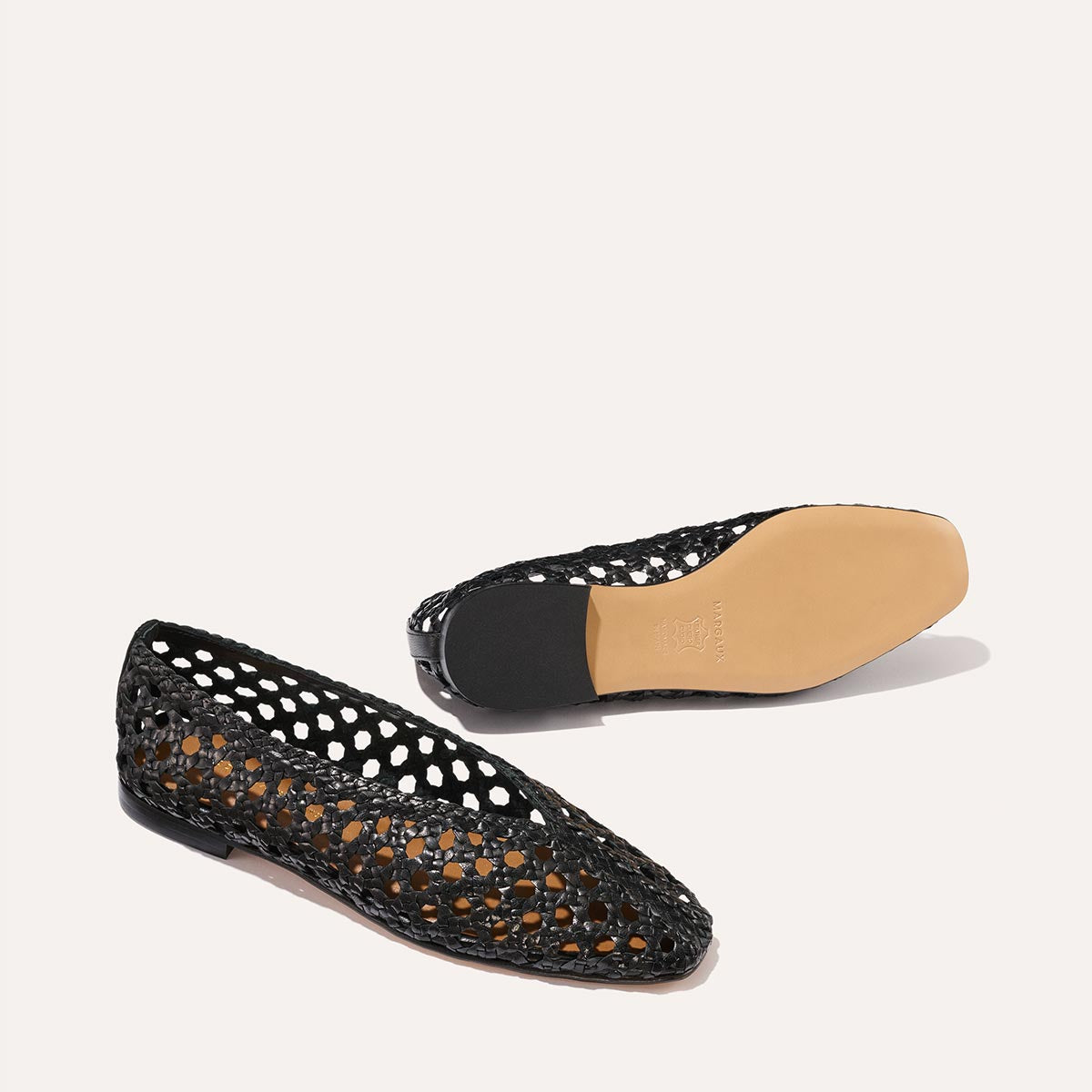 The Woven Paz - Black Leather
