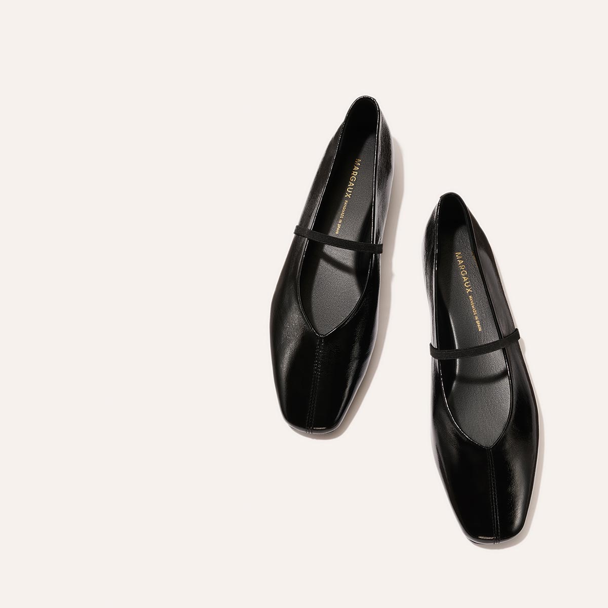 The Phoebe - Black Crinkle-Gloss Nappa