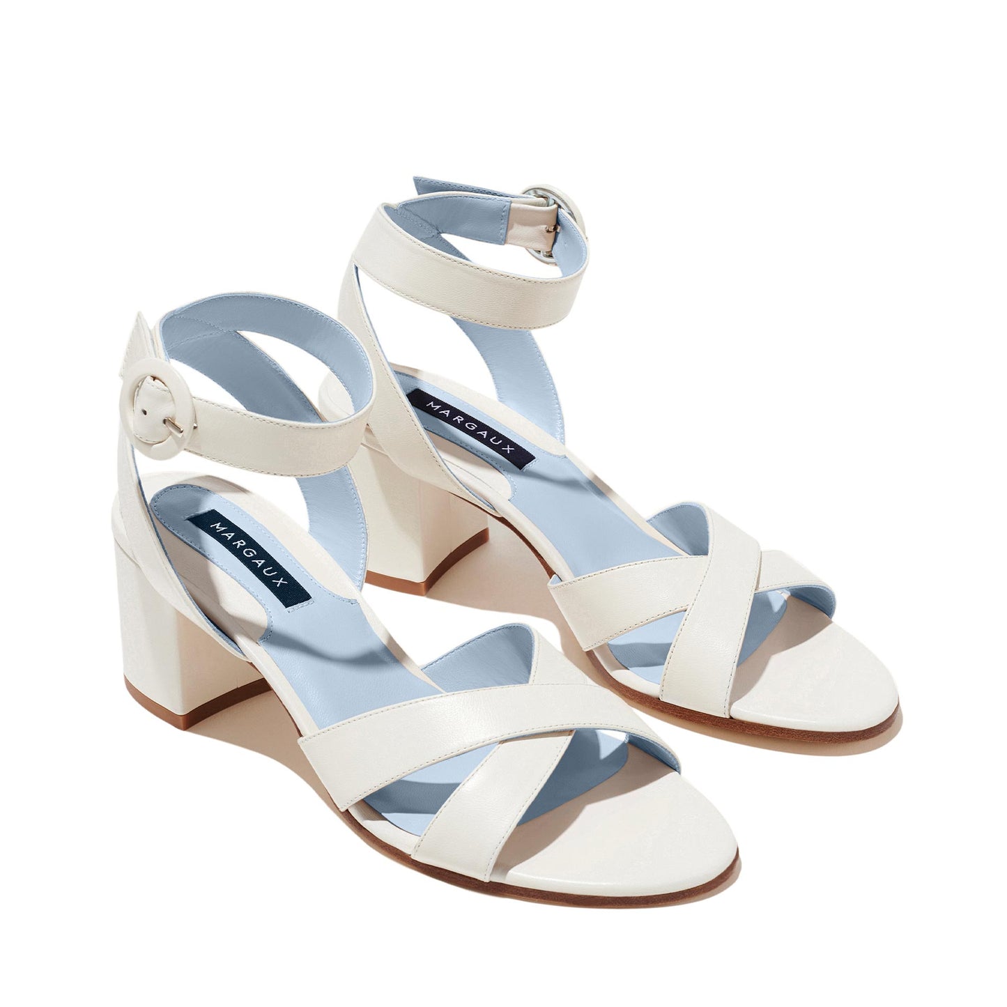 ivory - nappa, blue