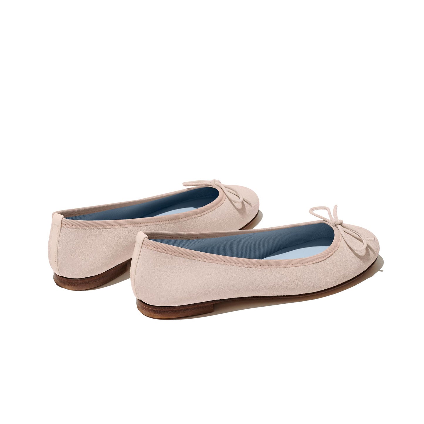 blush - suede, blue