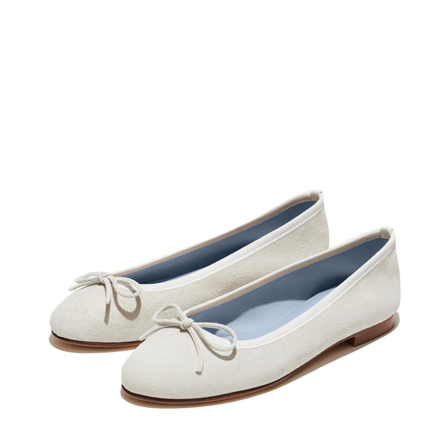 ivory - suede, blue