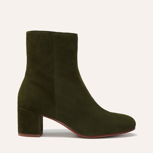 The Boot - Olive Suede