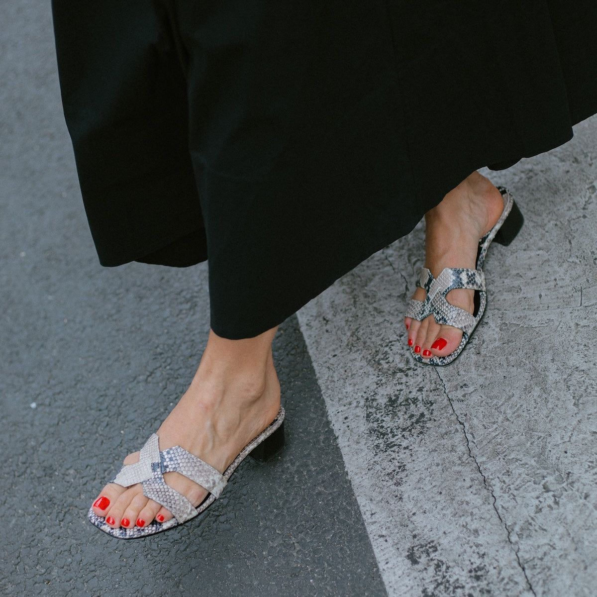 The MX 35 - Natural Python Embossed