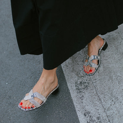 The MX 35 - Natural Python Embossed