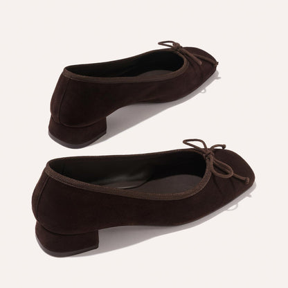 The Ada - Espresso Suede