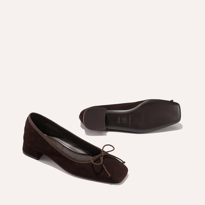 The Ada - Espresso Suede