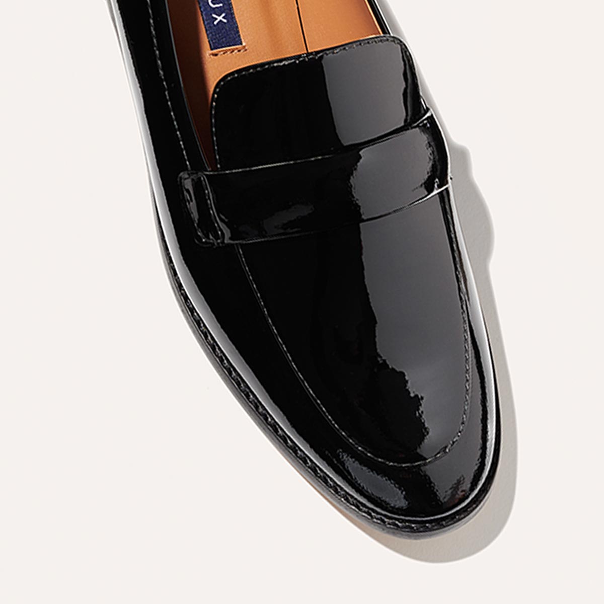 The Andie Loafer Black Patent Margaux