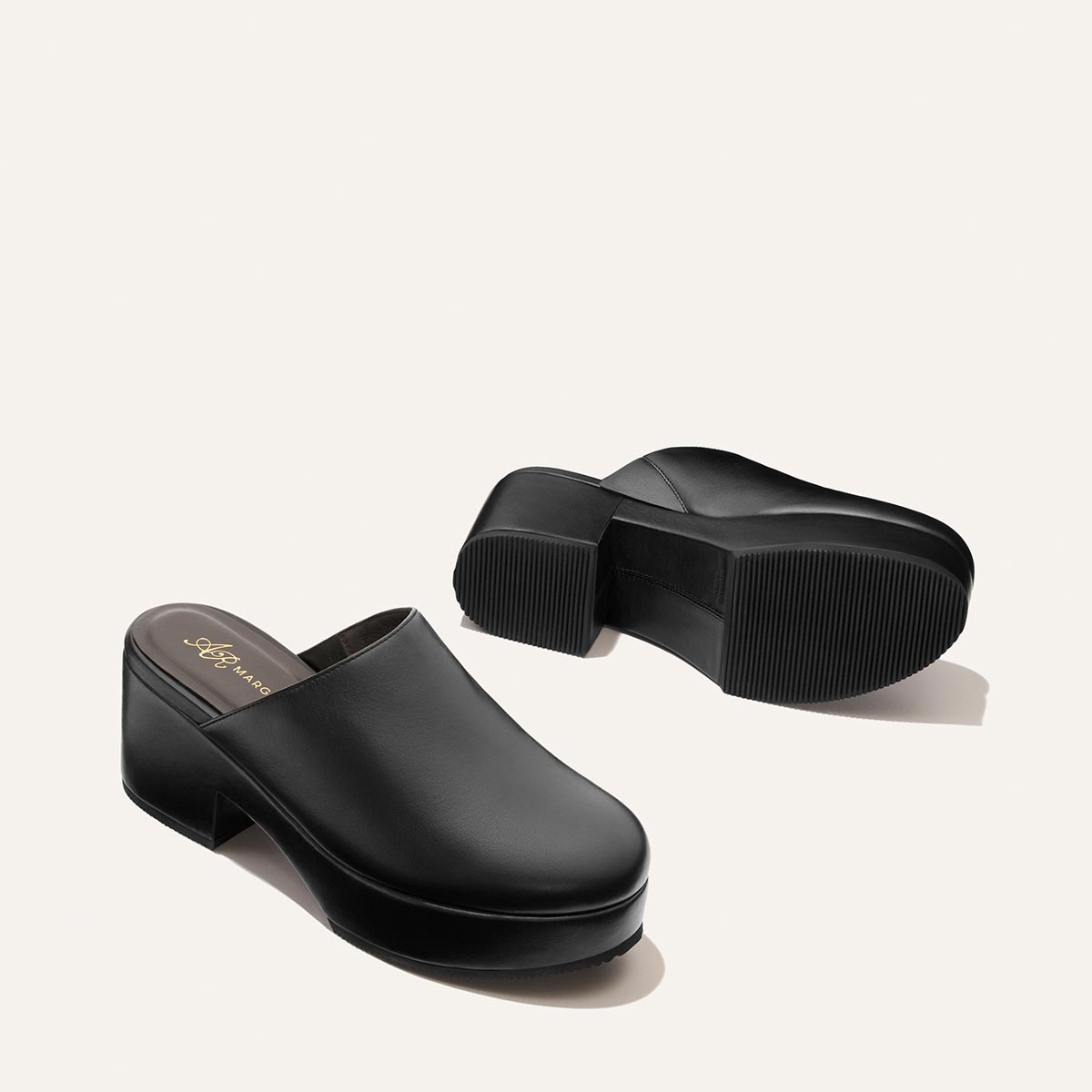 Alison Roman x Margaux: The Atlantic Clog - Black Calf