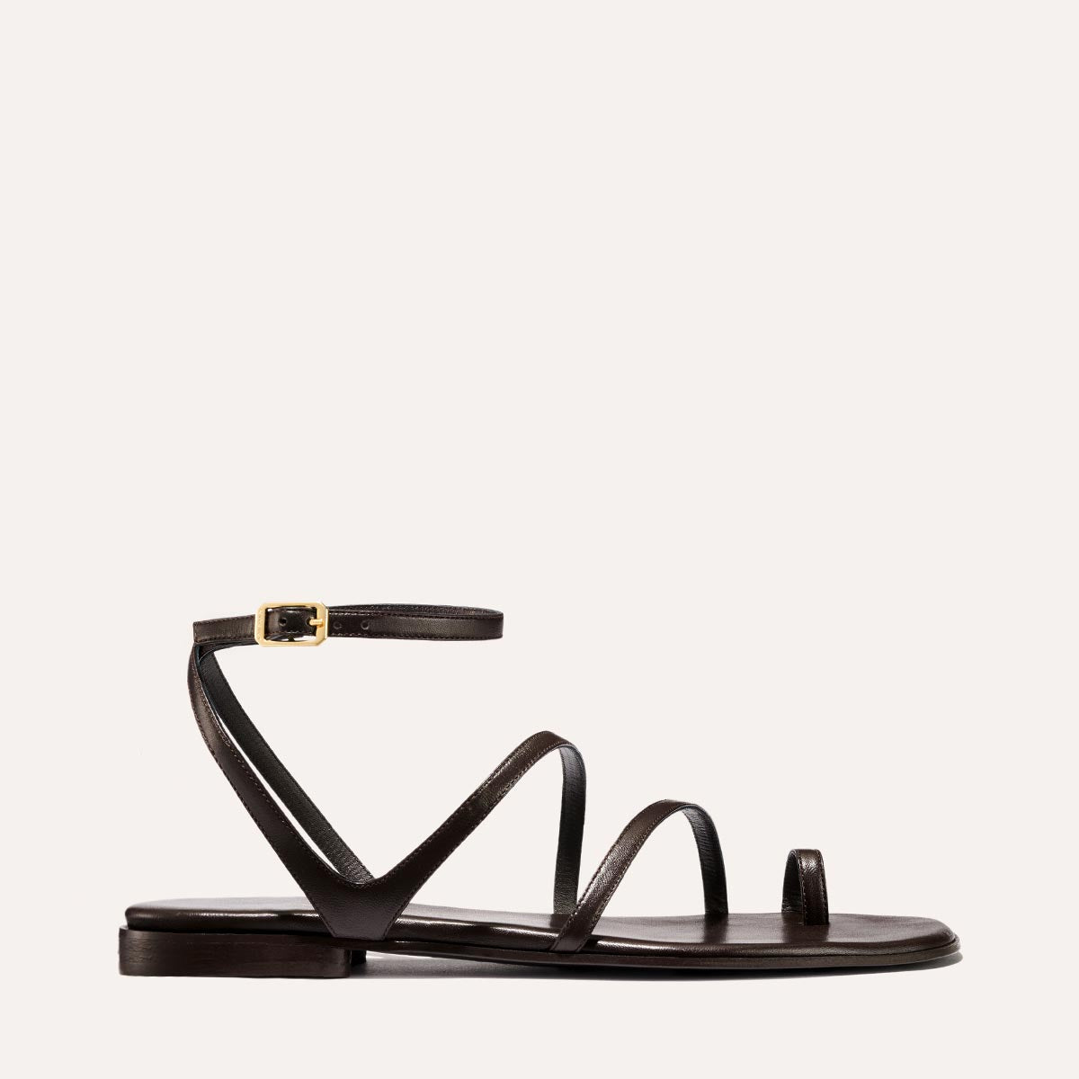 Positano Sandal Espresso Nappa