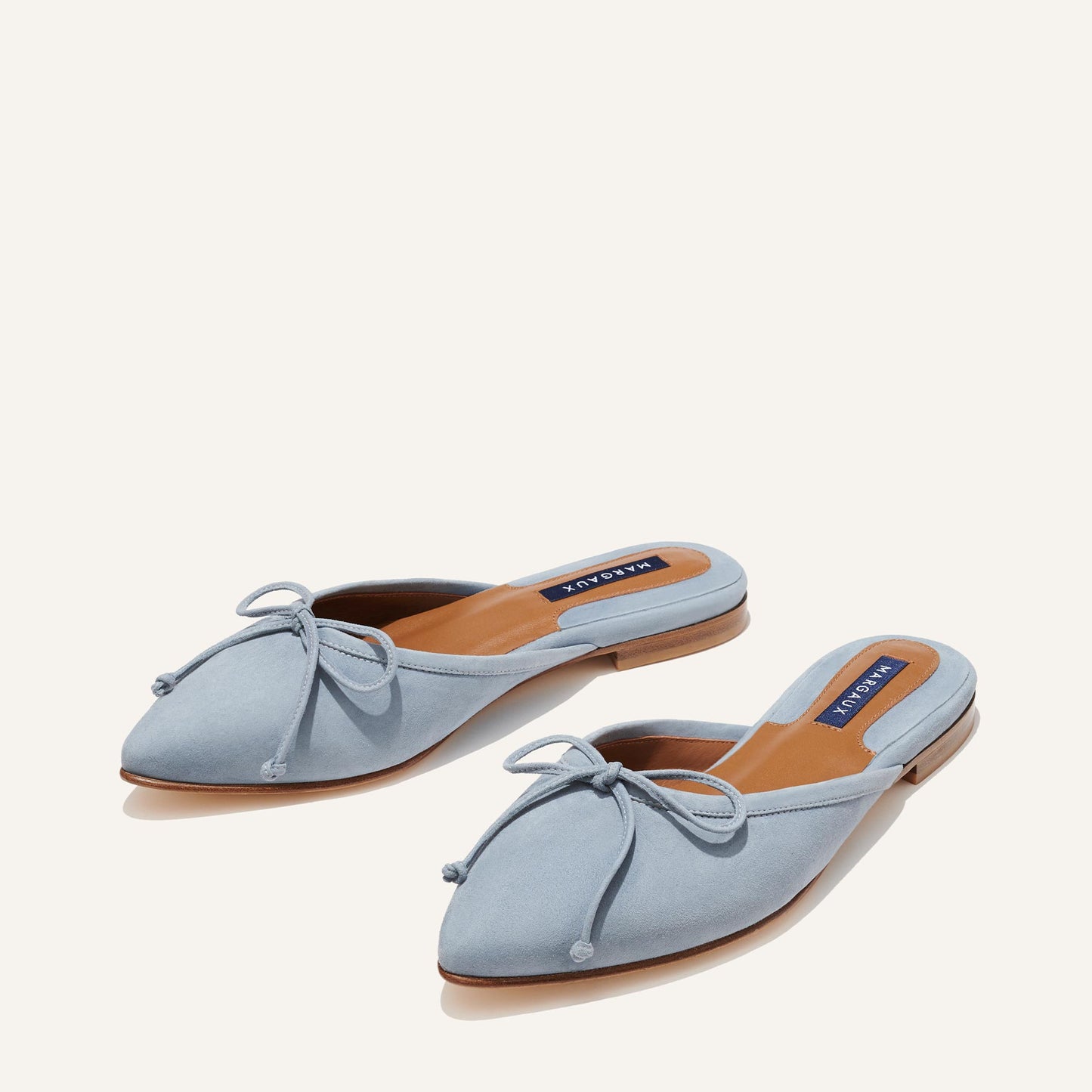 The Ballet Mule - French Blue Suede