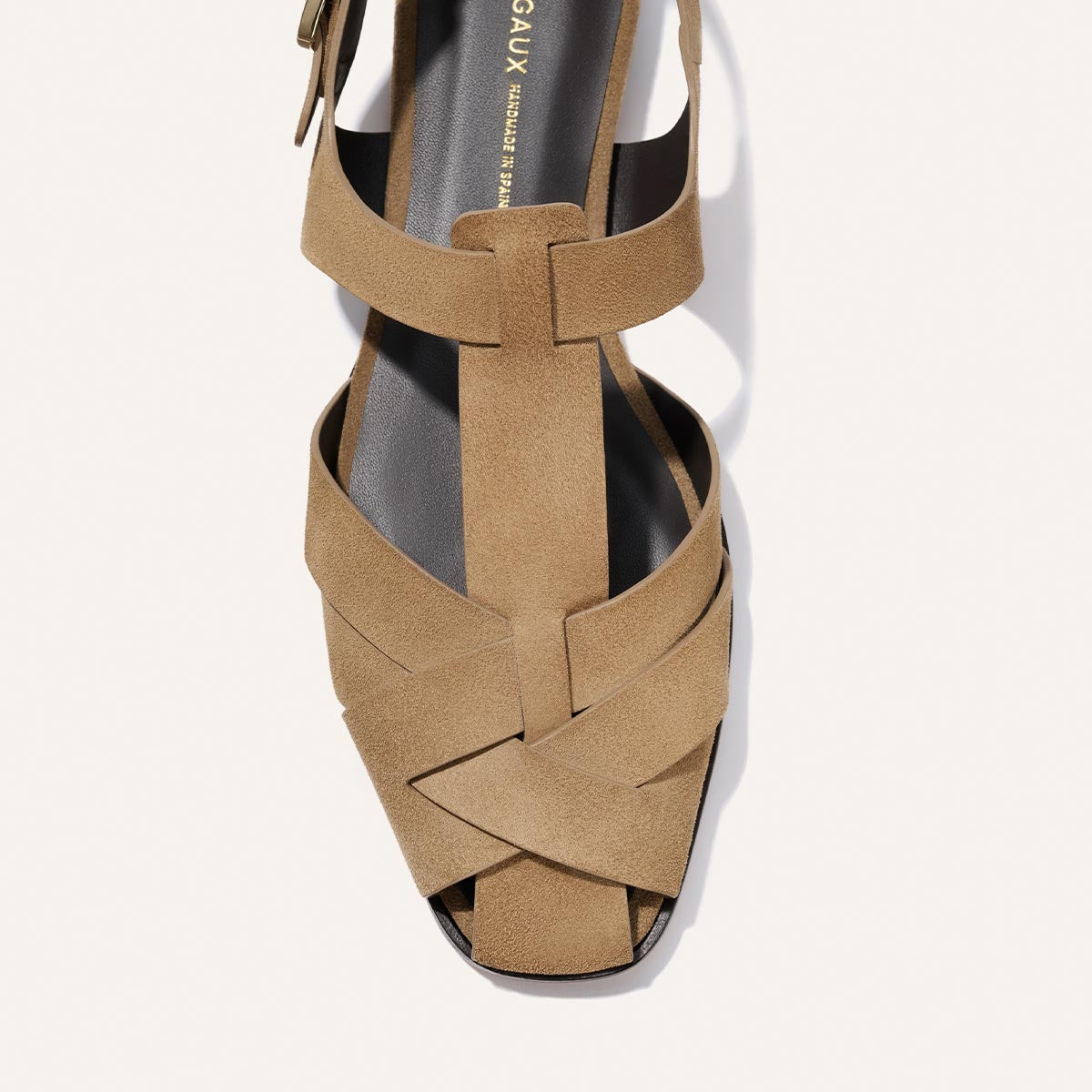 The Calypso Fisherman Sandal - Biscotti Suede – Margaux
