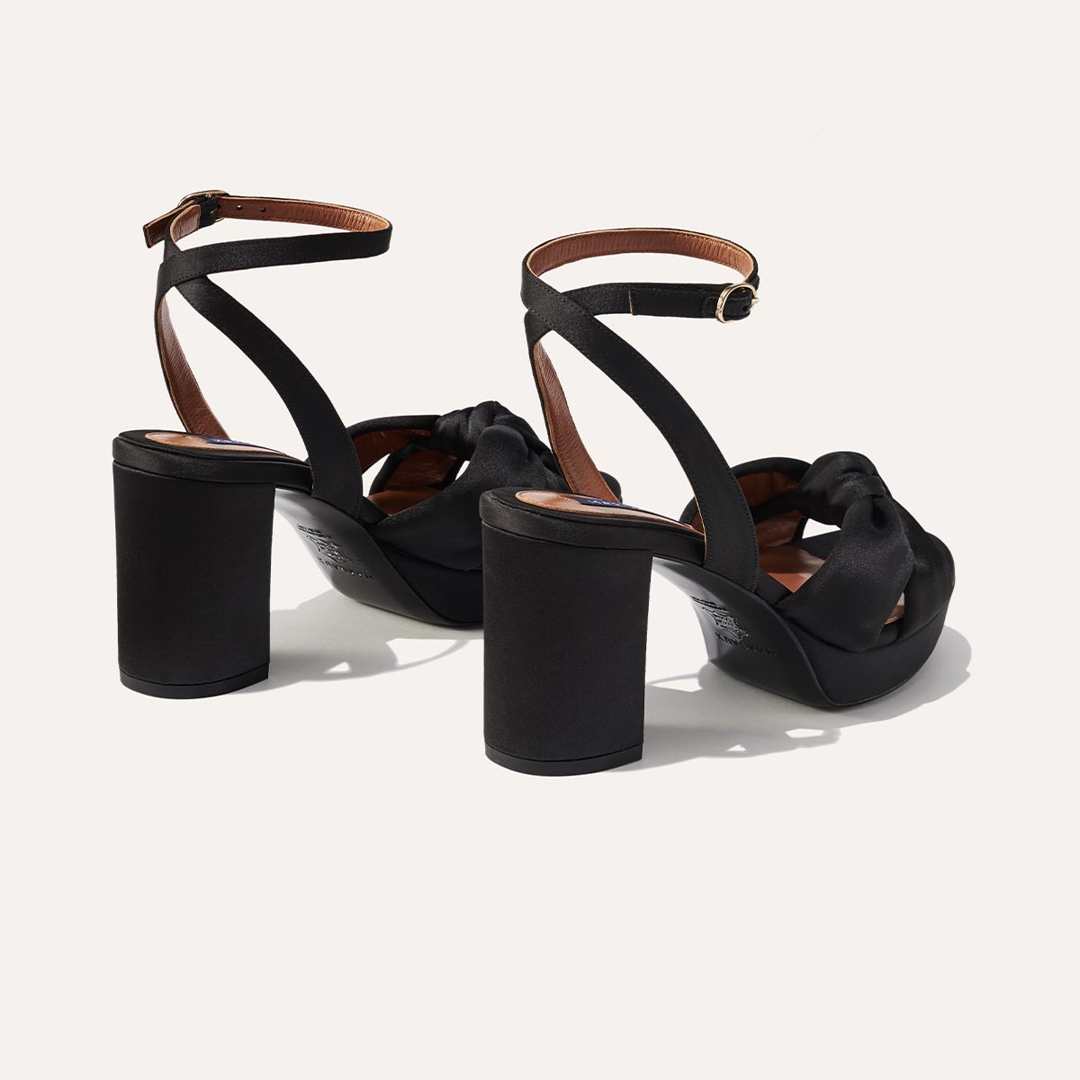 The Carmine Platform - Black Satin