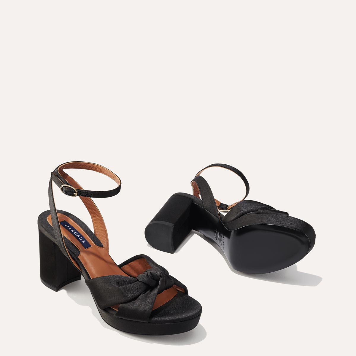 The Carmine Platform - Black Satin