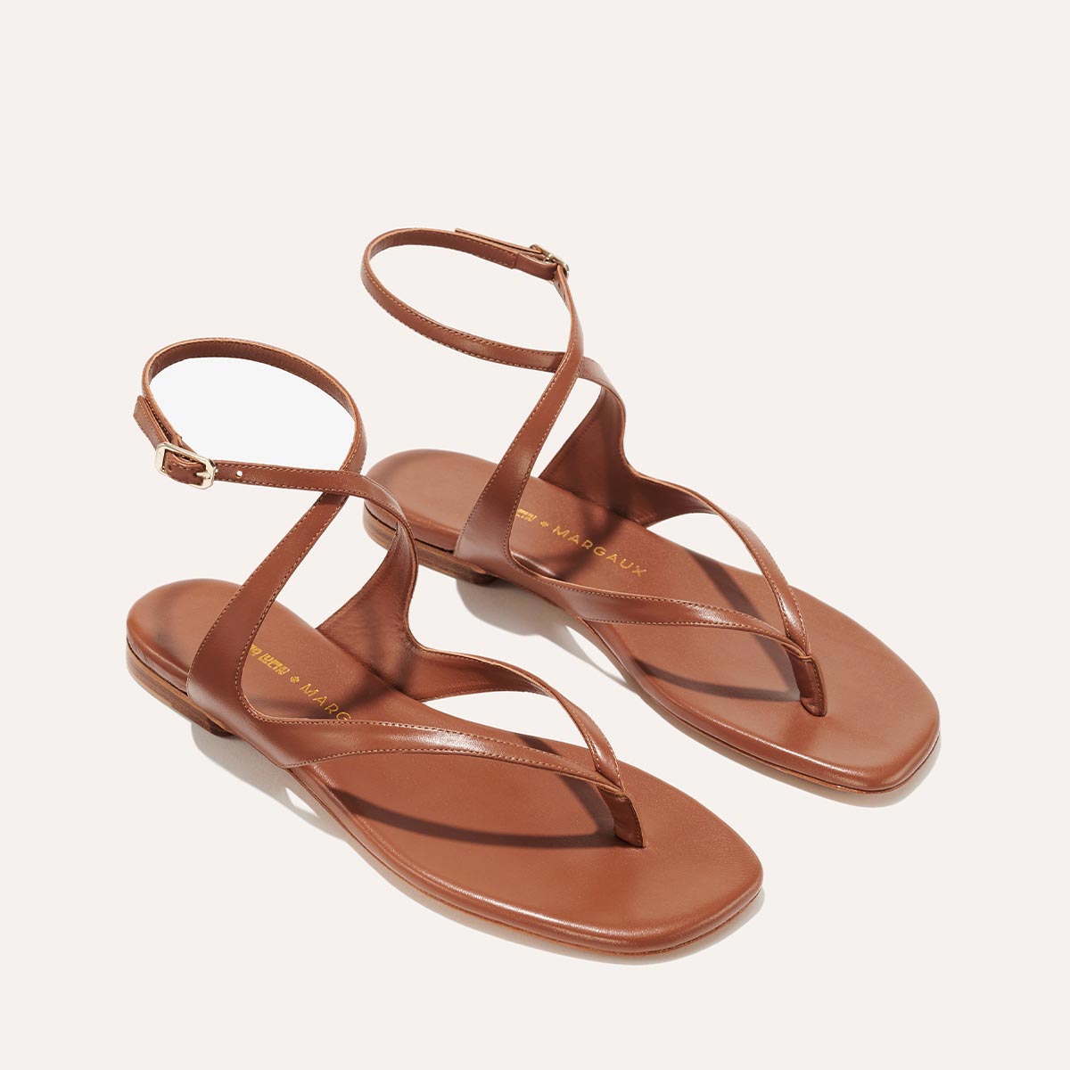 The Palermo Sandal - Saddle Nappa