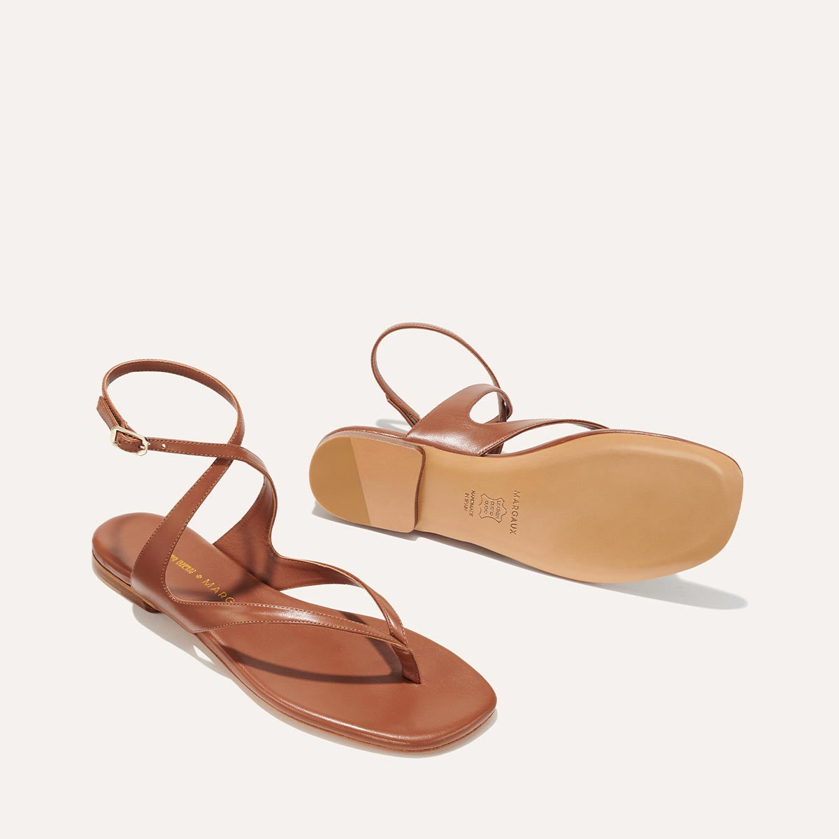 The Palermo Sandal - Saddle Nappa