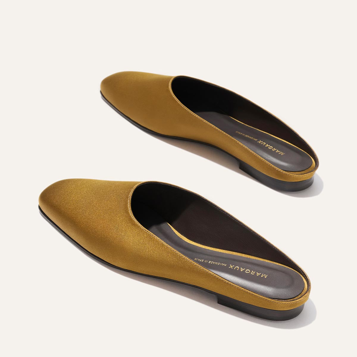 The Clara - Ochre Satin Margaux The Clara - Ochre Satin Margaux