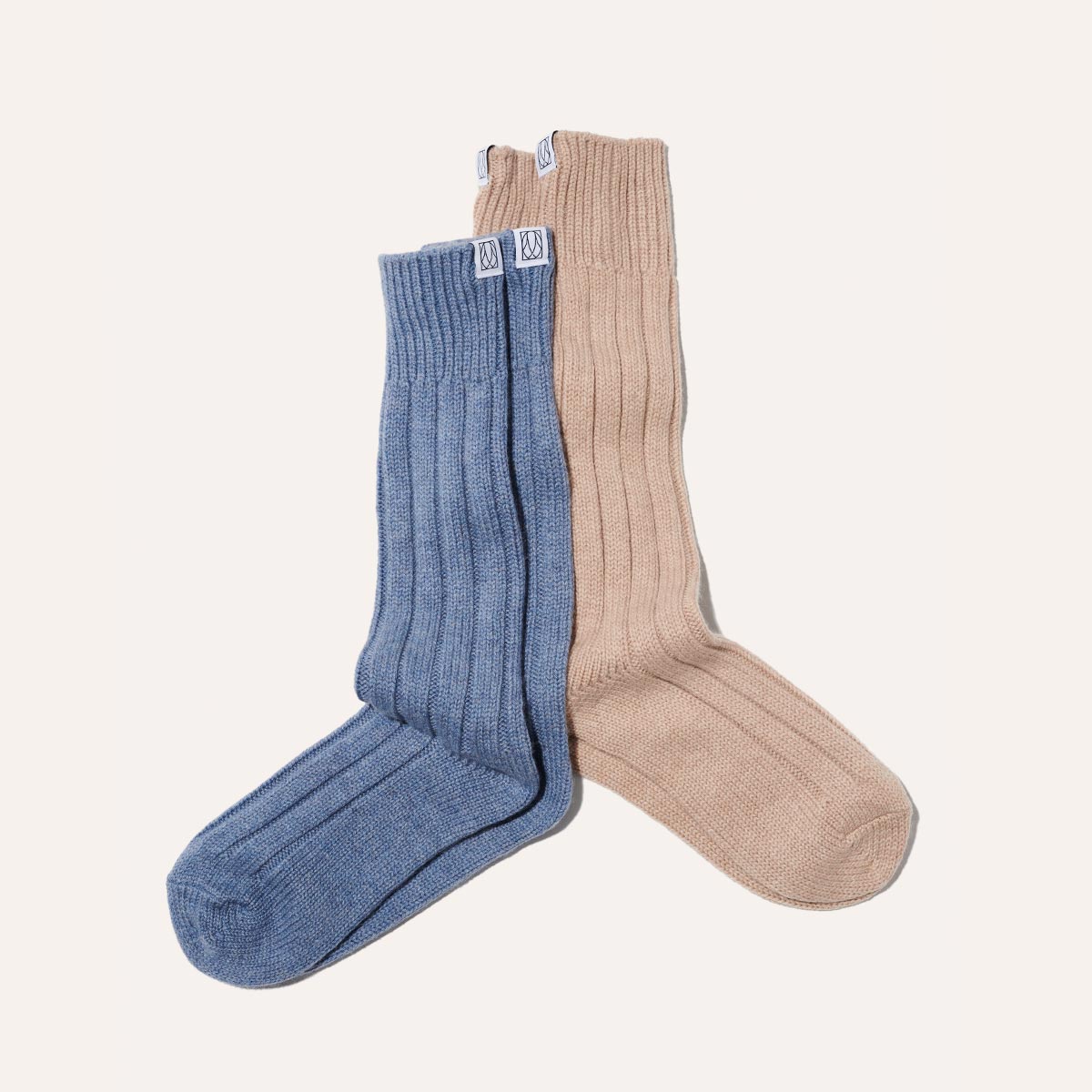The Cozy Sock - Box Set in Light Blue and Oatmeal