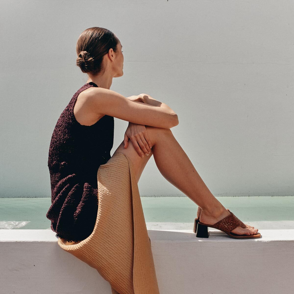 Margaux Deia Heel | Comfortable '90s Thong Heeled Sandal