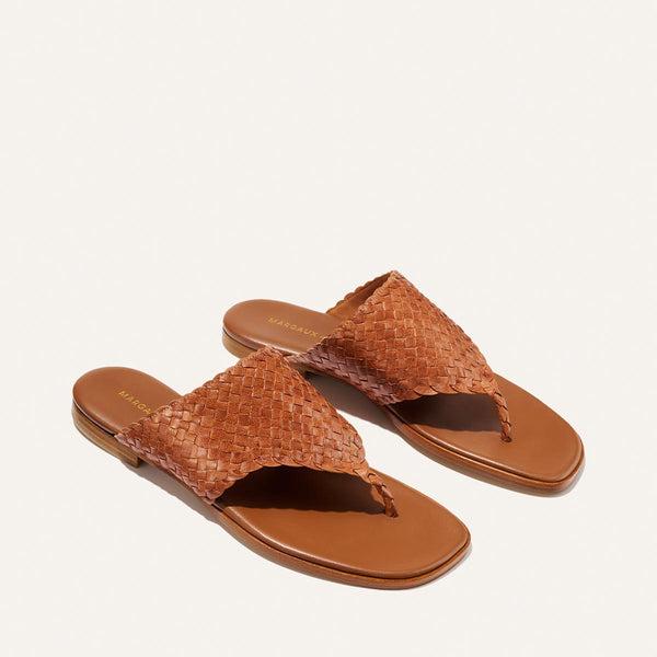 Margaux The Deia Saddle Woven Leather sandal