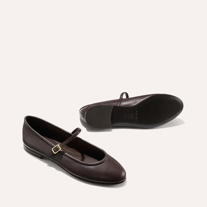 The Demi Jane - Espresso Nappa