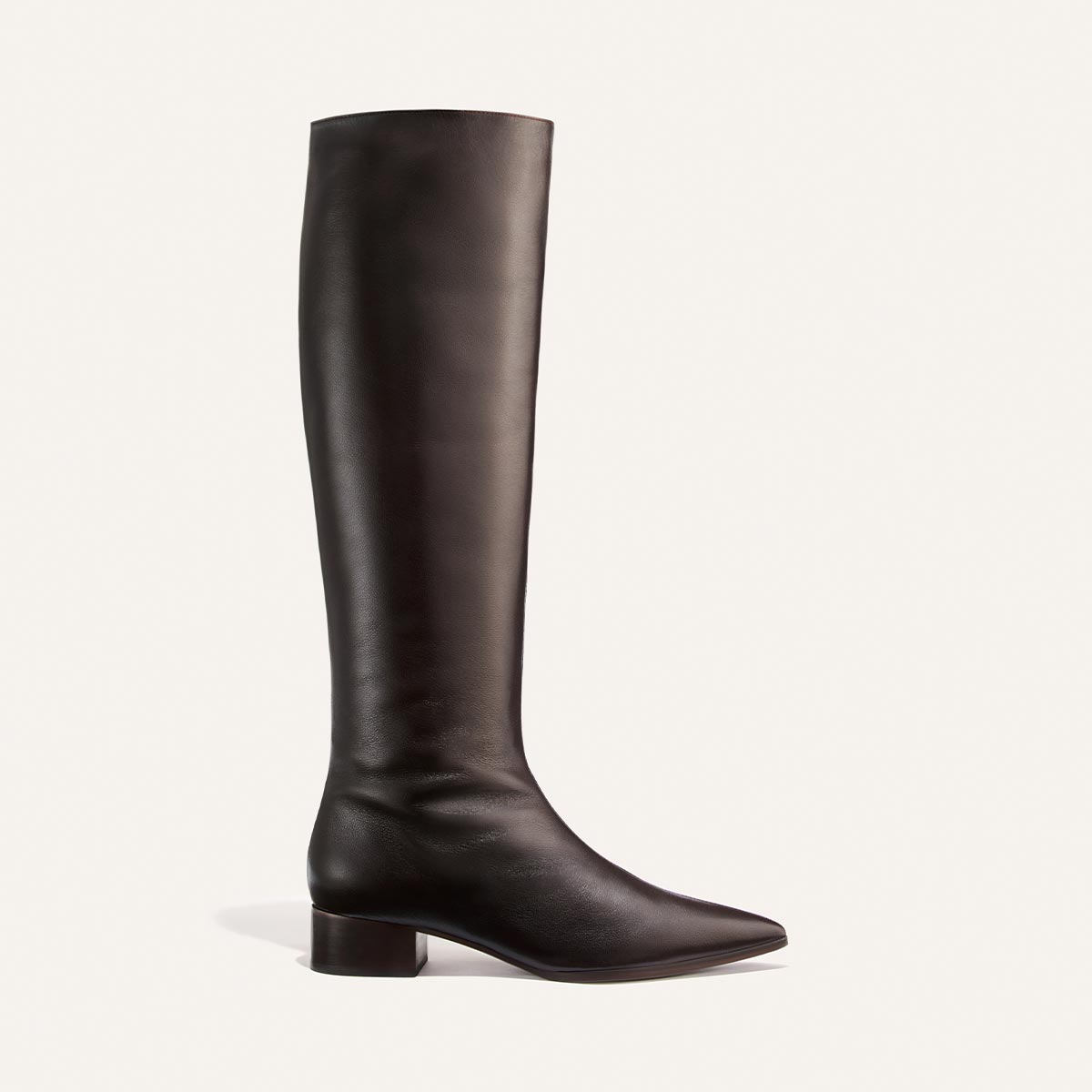 Hayes Knee High Boot Dark Chocolate Calf