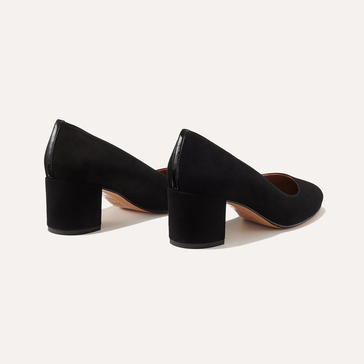 The Heel - Black Suede