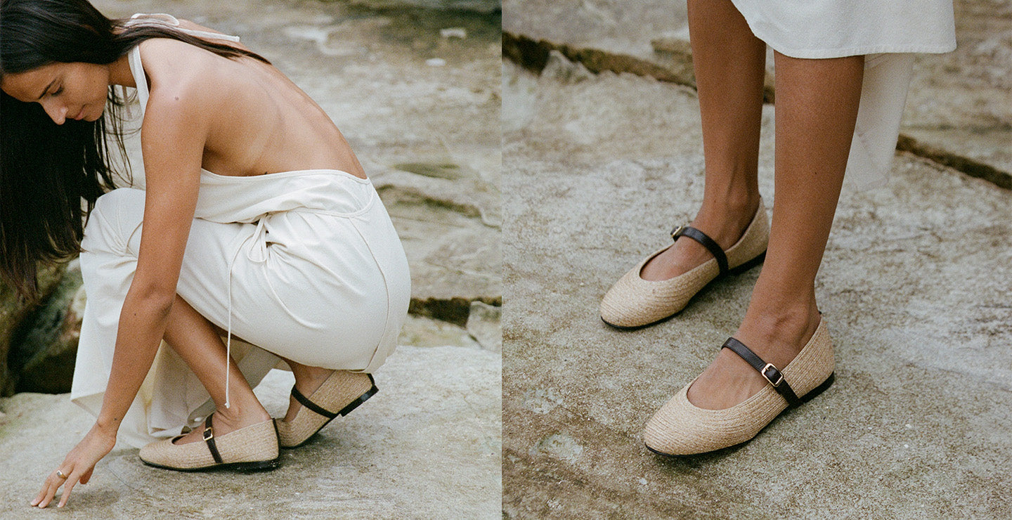 The Demi Jane in natural raffia