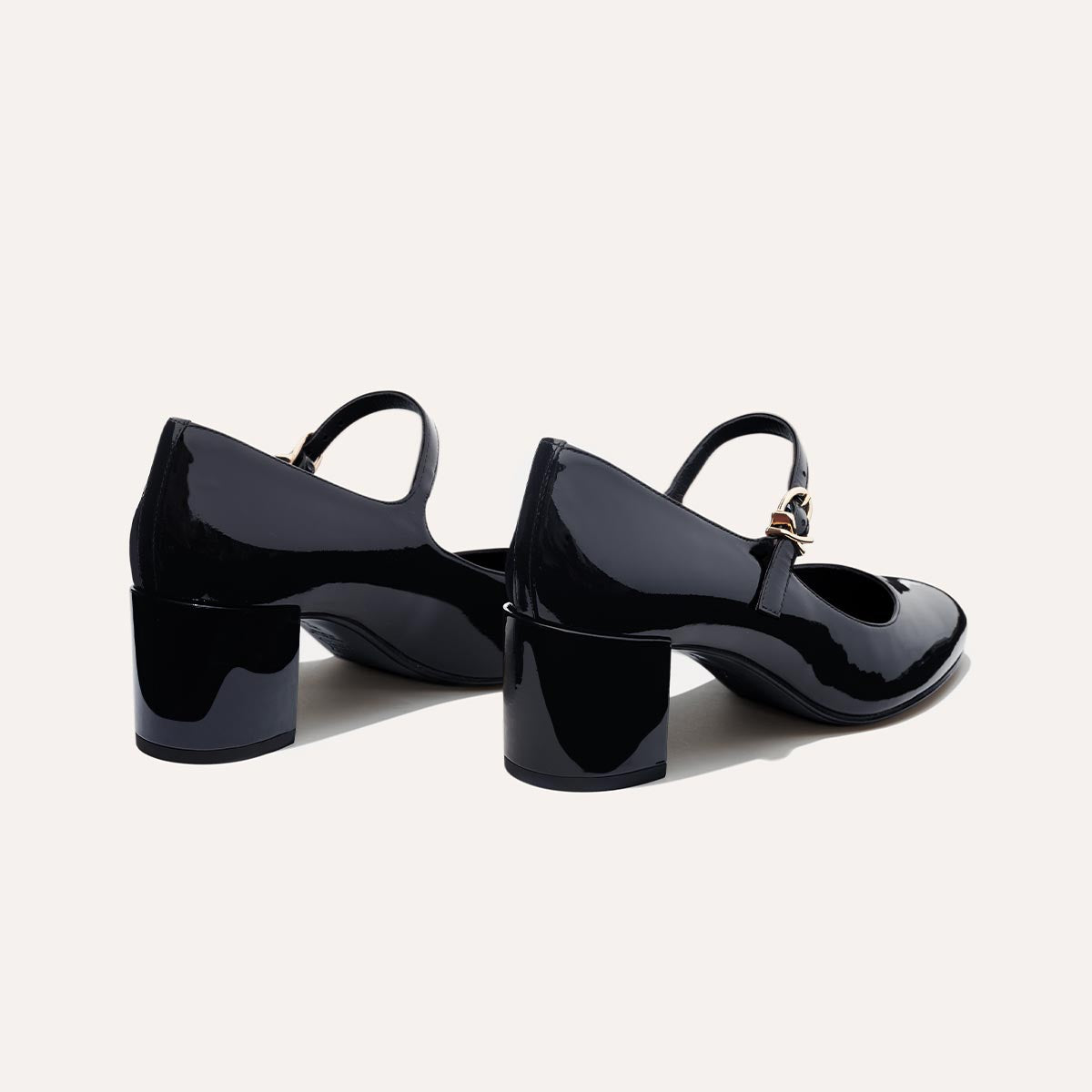 The Jane Heel - Black Patent