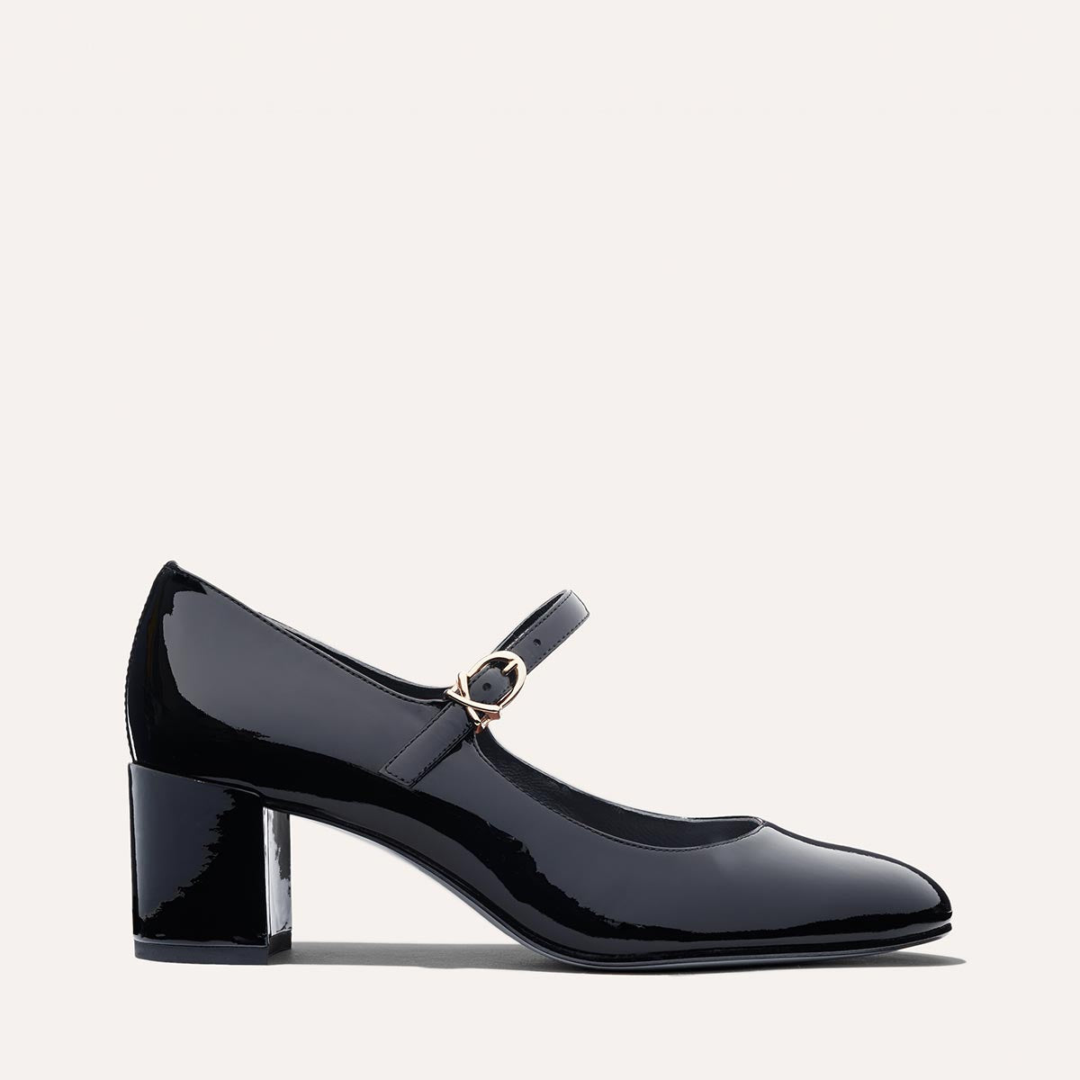 The Jane Heel - Black Patent