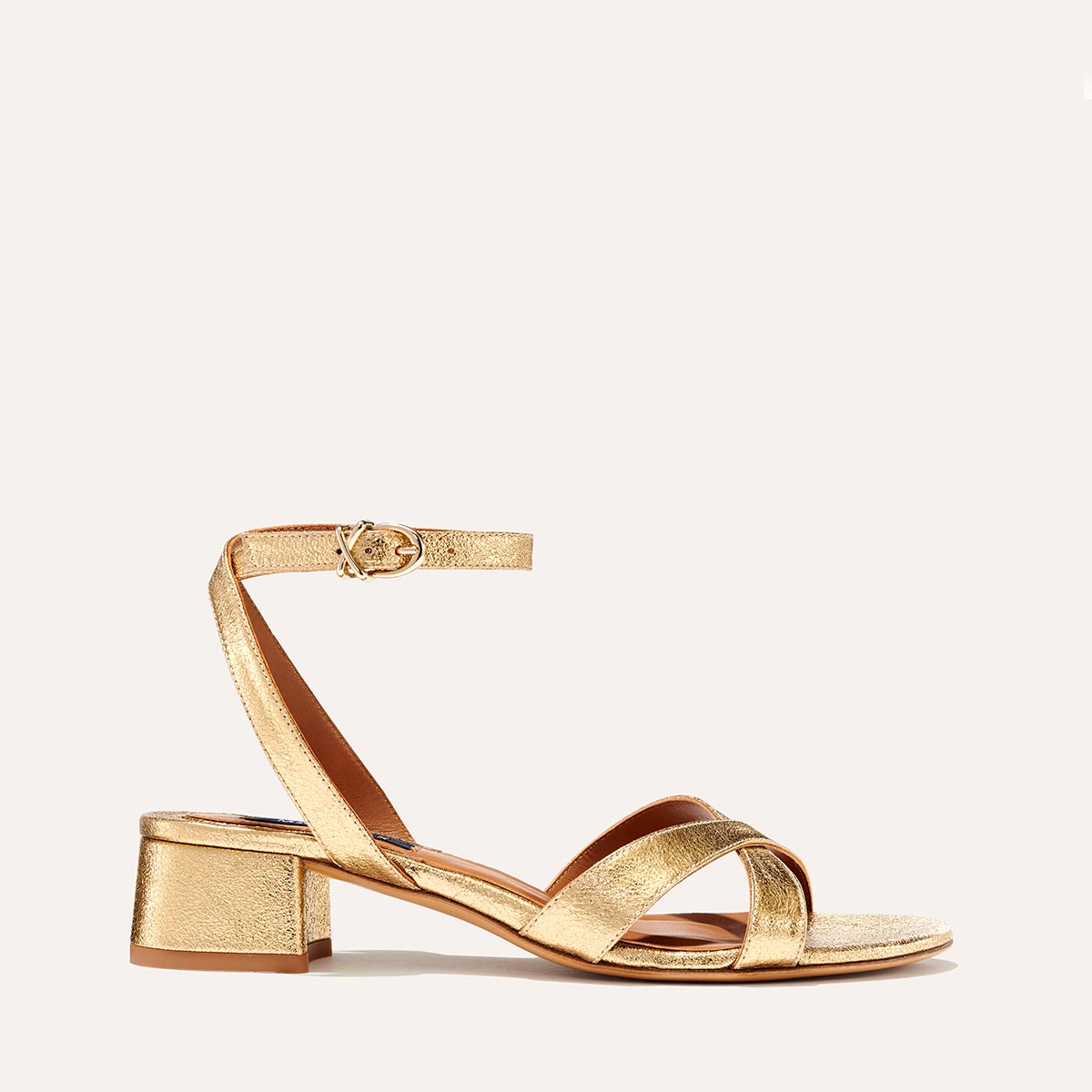 Lena Sandal Crinkle Nappa