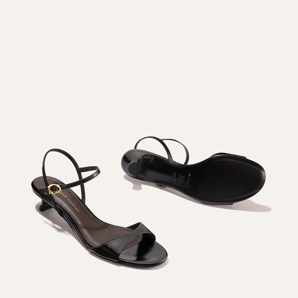 The Lotto 35 - Black Crinkle-Gloss Nappa – Margaux