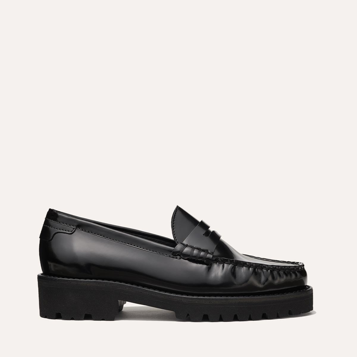 The Louisa Loafer - Black Calf