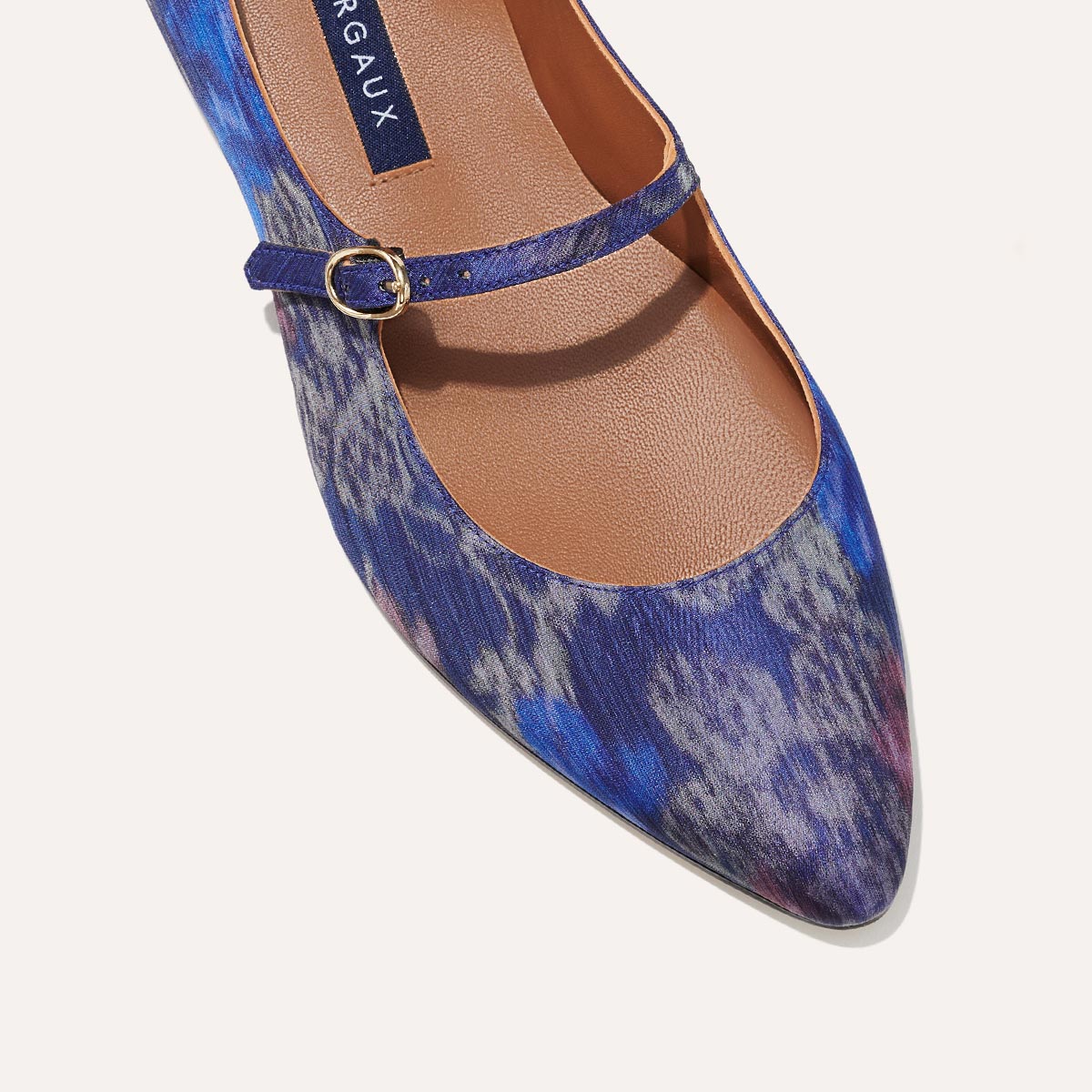Jamie Beck x Margaux - The Mary Jane in Provence Blue Silk