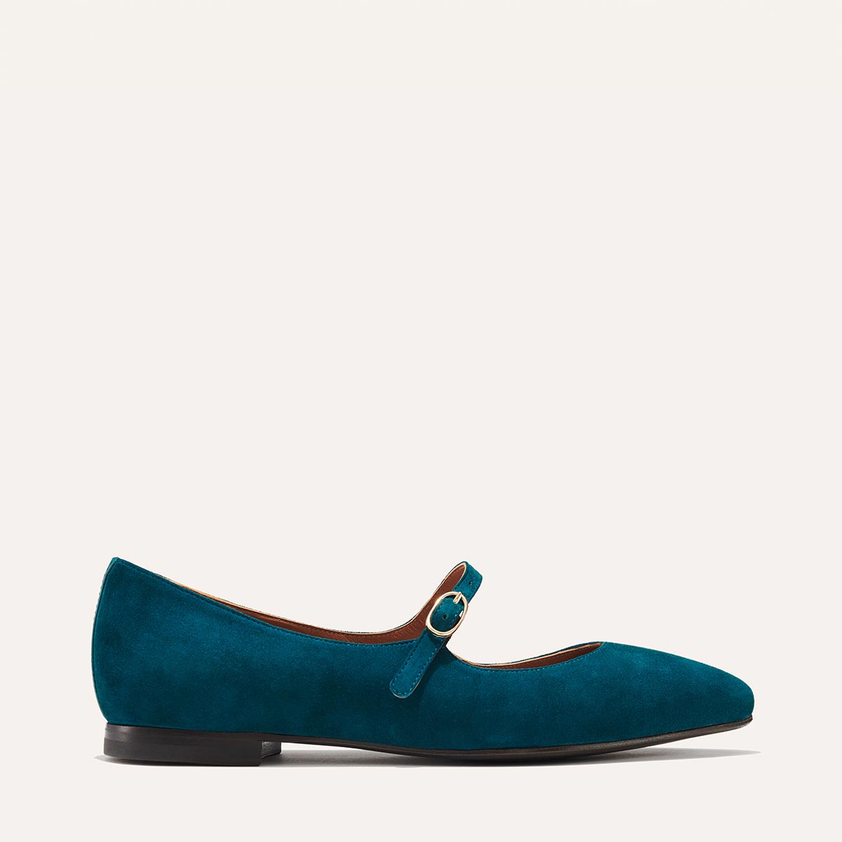 The Mary Jane - Peacock Suede
