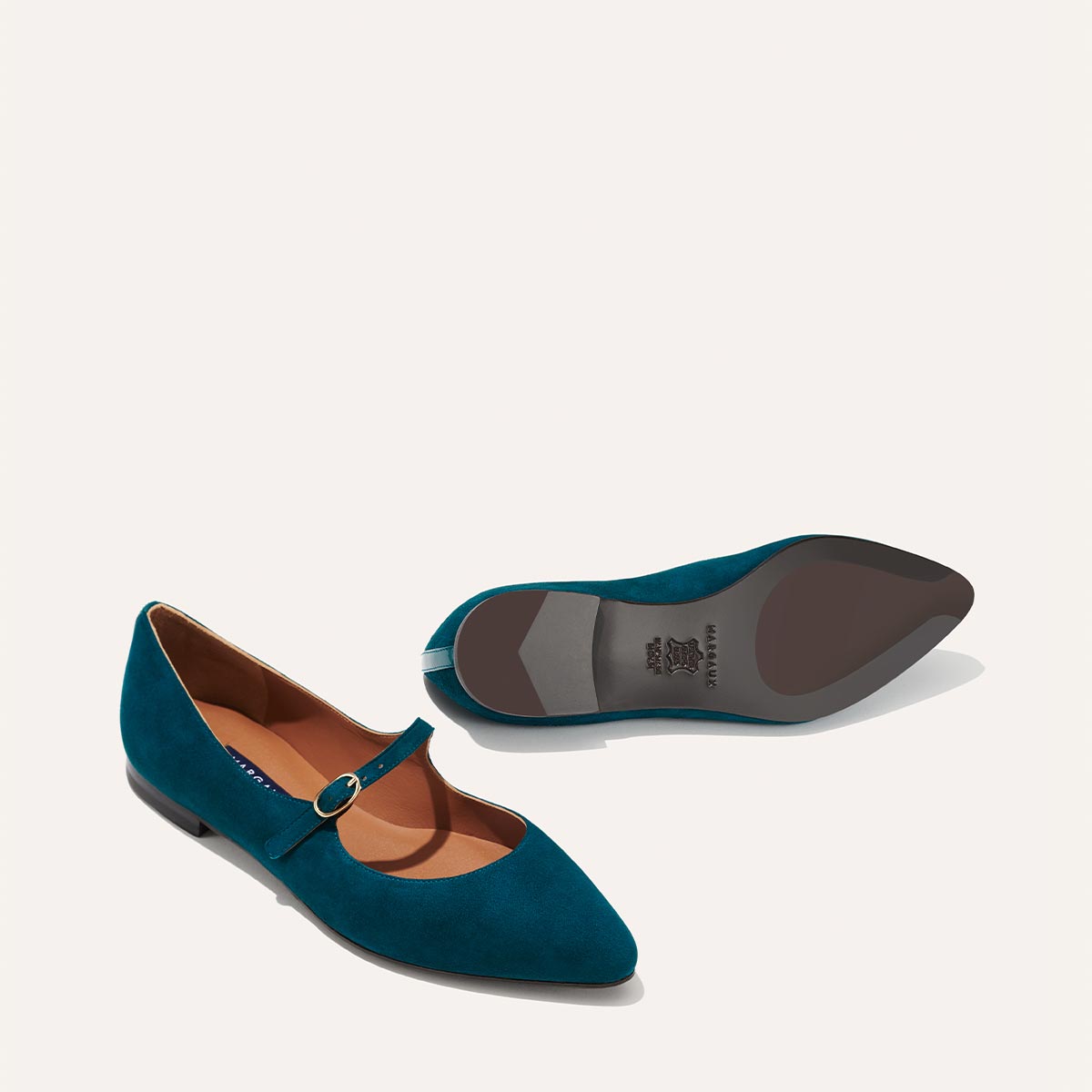 The Mary Jane - Peacock Suede