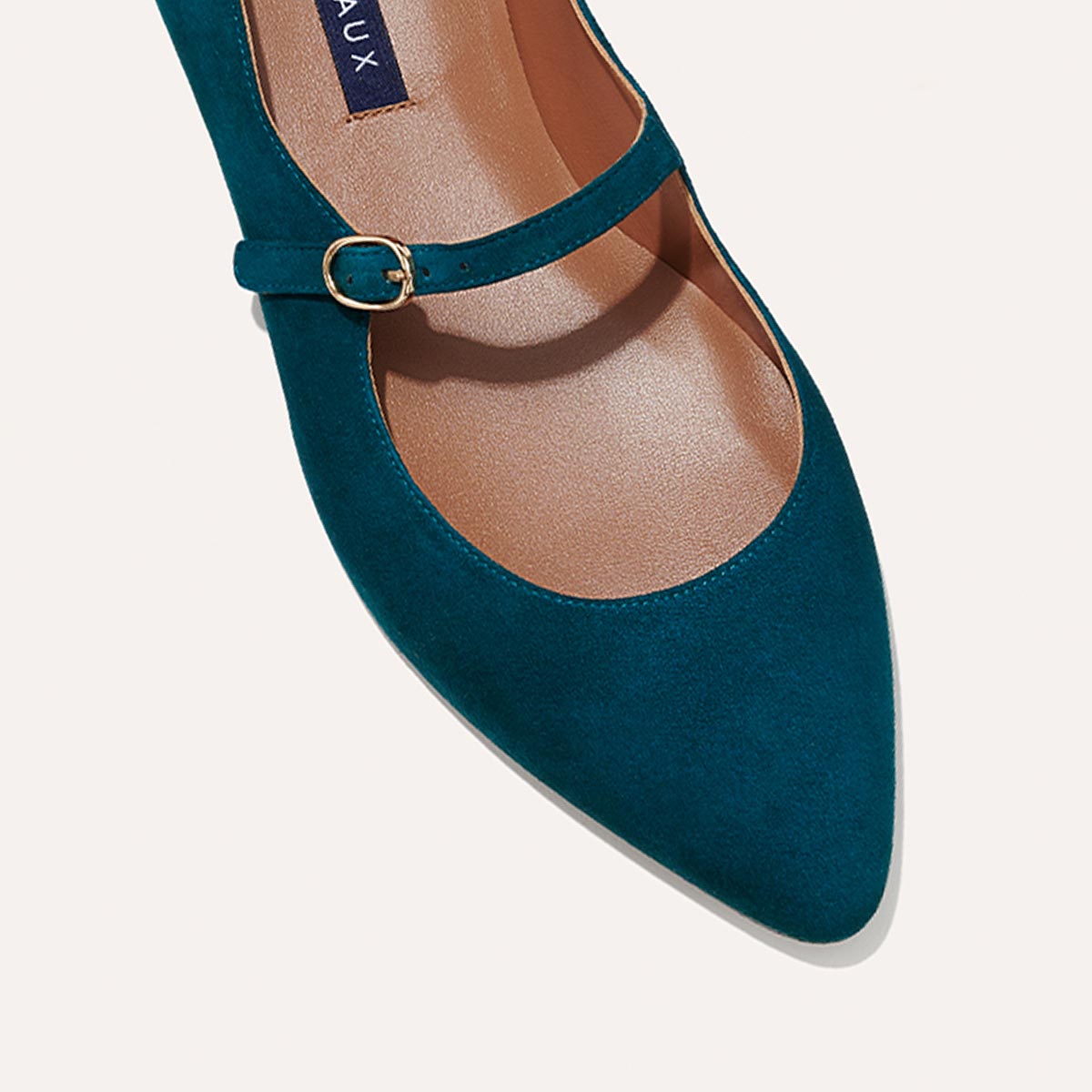 The Mary Jane - Peacock Suede