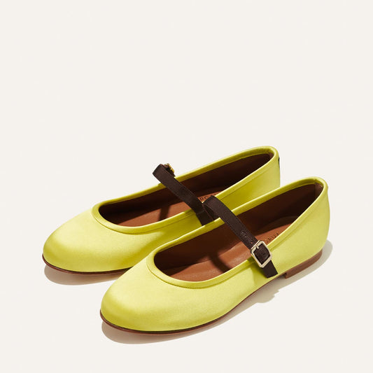 Matilda Goad x Margaux: The Demi Jane - Citron Satin