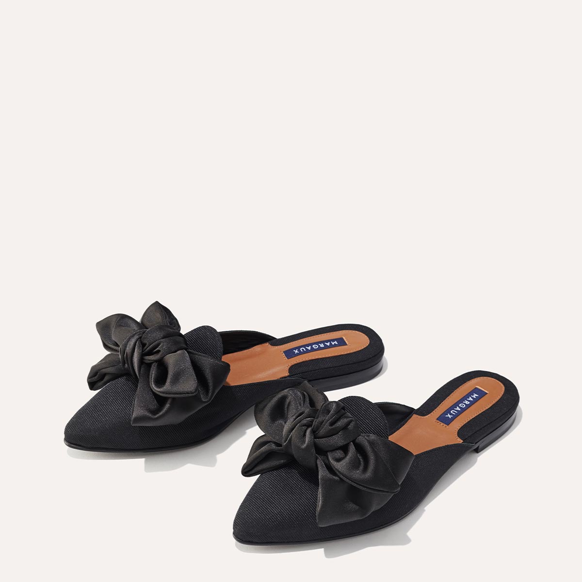 The Mule Black Grosgrain Margaux