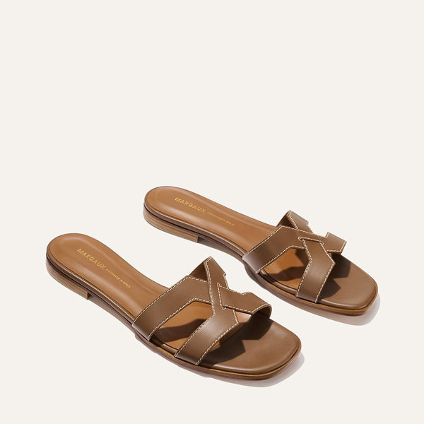 The MX Sandal - Mocha Calf – Margaux