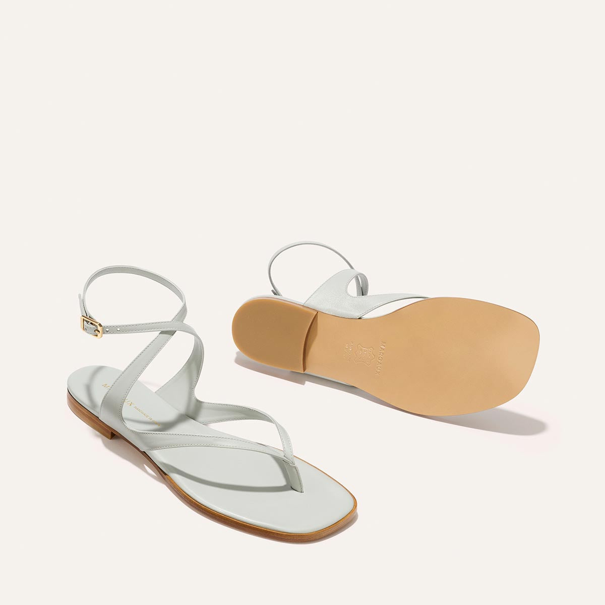 The Palermo Sandal - Sky Nappa – Margaux