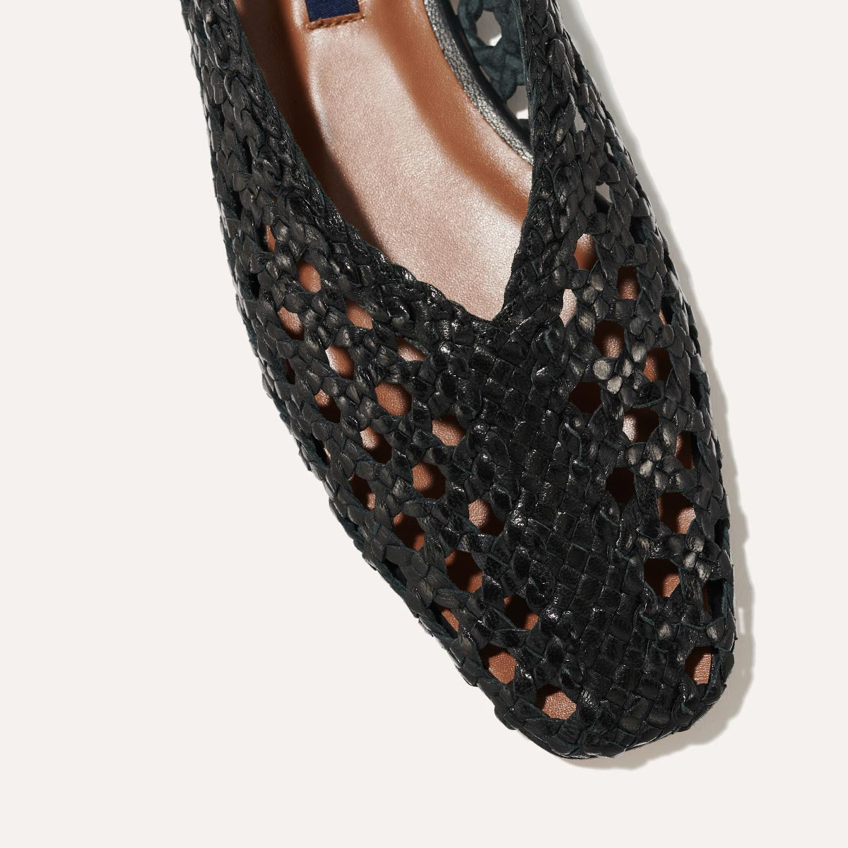 The Woven Paz - Black Leather