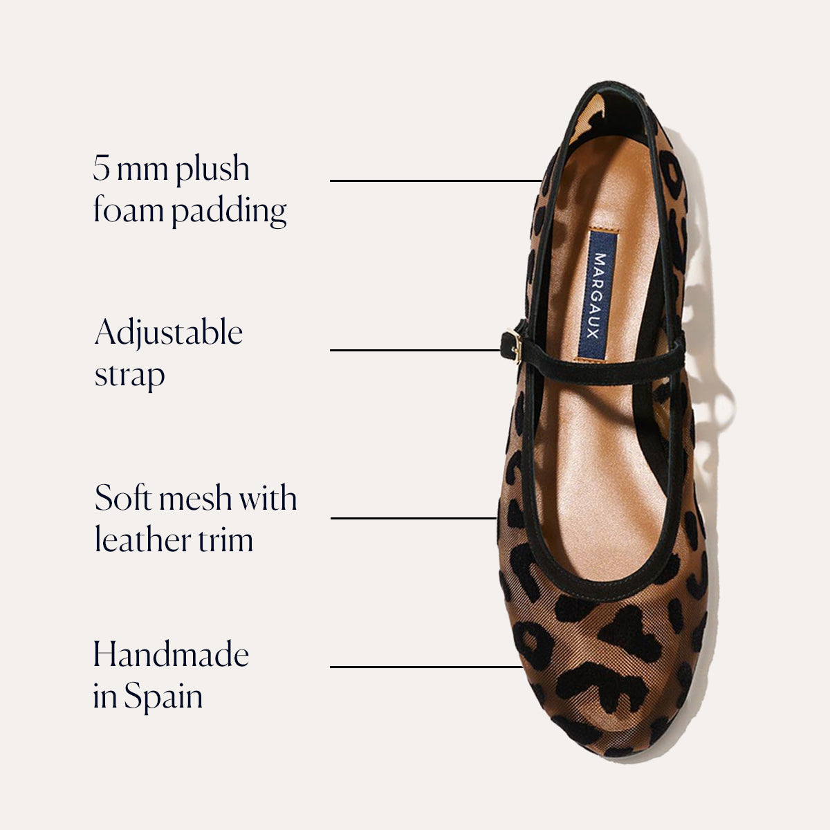 The Demi Jane - Leopard Mesh
