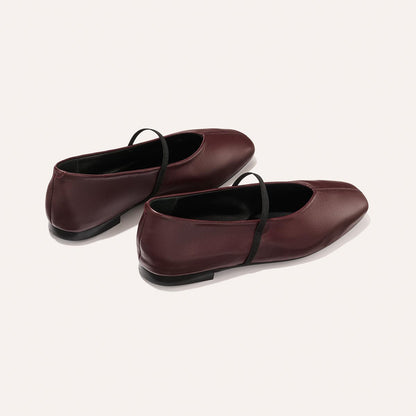 The Phoebe - Burgundy Nappa