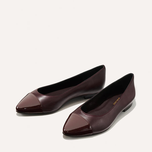 The Pointe - Burgundy Nappa and Patent